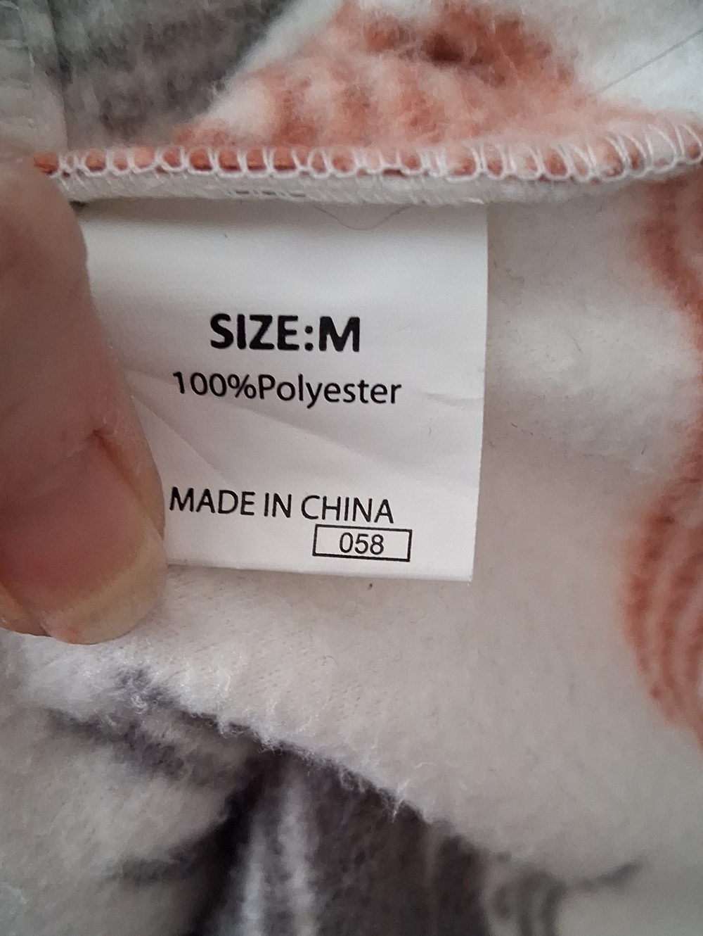 Cream Aztec-Pattern Snap Front Fleece Jacket, Medium - Picture 4 of 10